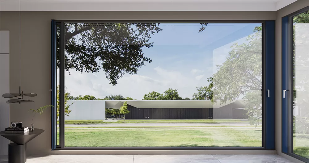 Инновационные алюминиевые окна с микровентиляцией для современных жилых и коммерческих зданий